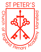 Logo for St Peter's CofE Primary Academy, Mansfield